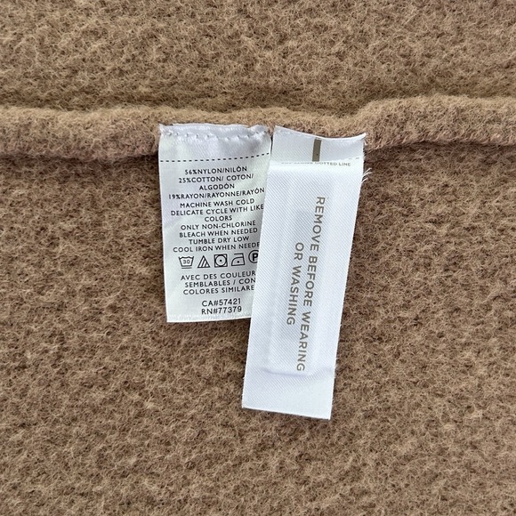 Ann Taylor Women's Size XL Camel Brown Long Sleeve Sweater Blazer Jacket NWOT - Picture 13 of 14